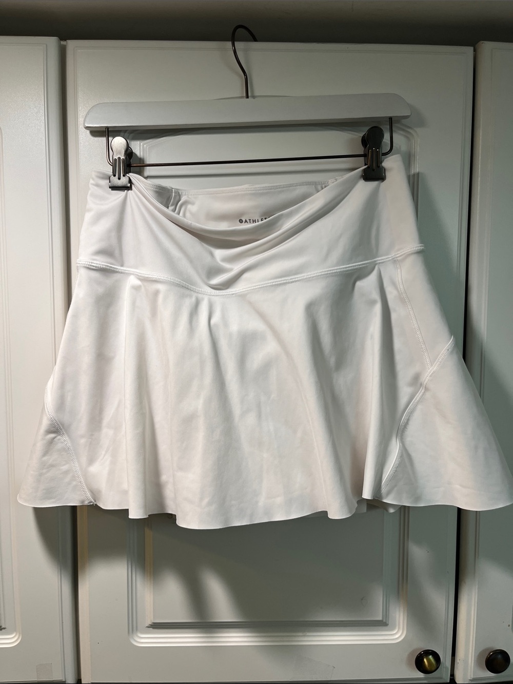 Athleta White Flared Skater Skort
